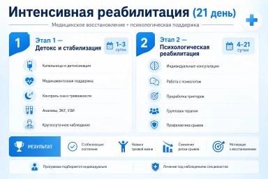 Реабилитация за 21 день в Долгопрудном